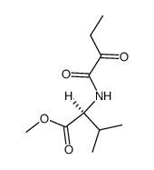 α-Ketobutyryl-L-valin-methylester Structure