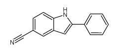 2-phenyl-1H-indole-5-carbonitrile Structure