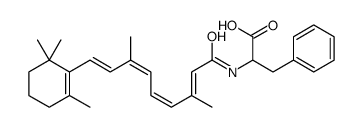 2-[[(2E,4E,6E,8E)-3,7-dimethyl-9-(2,6,6-trimethylcyclohexen-1-yl)nona-2,4,6,8-tetraenoyl]amino]-3-phenylpropanoic acid结构式
