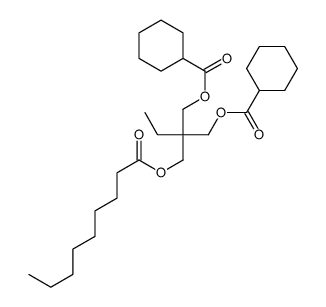 [2-(cyclohexanecarbonyloxymethyl)-2-(nonanoyloxymethyl)butyl] cyclohexanecarboxylate结构式