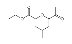 (1-isobutyl-2-oxo-propoxy)-acetic acid ethyl ester结构式