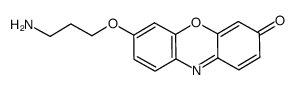 7-(3-aminopropoxy)-3H-phenoxazin-3-one结构式