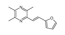 (E)-2-(2-furyl)-vinyl-3,5,6-trimethylpyrazine Structure