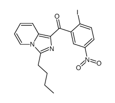 (3-butyl-imidazo[1,5-a]pyridin-1-yl)-2-(2-iodo-5-nitro-phenyl)-methanone结构式