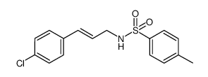 (E)-N-(3-(4-chlorophenyl)allyl)-4-methylbenzenesulfonamide Structure