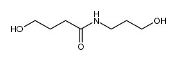 4-hydroxy-N-(3-hydroxypropyl)butanamide Structure