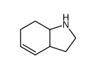 Indoline, 3a,6,7,7a-tetrahydro- (6CI) Structure
