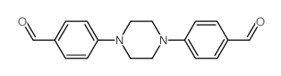 4,4'-(PIPERAZINE-1,4-DIYL)DIBENZALDEHYDE Structure