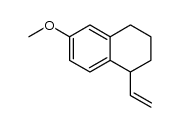 6-methoxy-1-vinyl-1,2,3,4-tetrahydronaphthalene结构式
