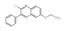 2-Chloro-6-ethoxy-3-phenylquinoline structure
