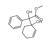 methyl 2-(2-cyclohexen-1-ol)mandelate结构式