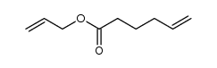 allyl hex-5-enoate Structure