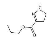 1H-Pyrazole-3-carboxylicacid,4,5-dihydro-,propylester(9CI) Structure