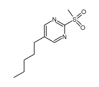 5-Pentyl-2-methylsulfonylpyrimidine Structure