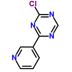 2-Chloro-4-(3-pyridinyl)-1,3,5-triazine结构式