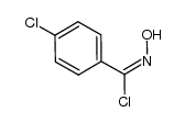 4-chlorobenzohydroximoyl chloride Structure