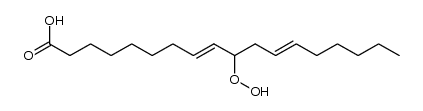 10-hydroperoxyoctadeca-8,12-dienoic acid结构式