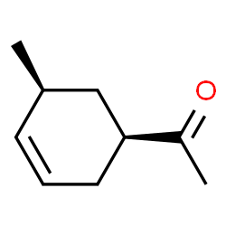 Ethanone, 1-(5-methyl-3-cyclohexen-1-yl)-, cis- (9CI) structure
