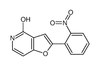 2-(2-nitrophenyl)-5H-furo[3,2-c]pyridin-4-one Structure