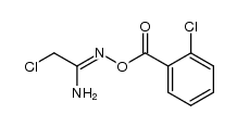 (Z)-2-chloro-N'-((2-chlorobenzoyl)oxy)acetimidamide结构式