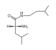 Pentanamide, 2-amino-4-methyl-N-(3-methylbutyl)-, (2R)-结构式