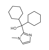 dicyclohexyl(1-methyl-1H-imidazol-2-yl)methanol Structure
