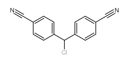 4-[alpha-(4-Cyanophenyl)-chloromethyl]-benzonitrile Structure