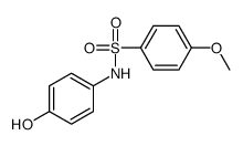 N-(4-hydroxyphenyl)-4-methoxybenzenesulfonamide Structure