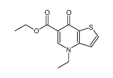 ethyl 4-ethyl-4,7-dihydro-7-oxothieno<3,2-b>pyridine-6-carboxylate结构式