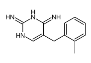 5-[(2-methylphenyl)methyl]pyrimidine-2,4-diamine Structure