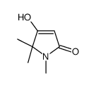 4-hydroxy-1,5,5-trimethylpyrrol-2-one结构式