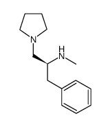 (S)-N-METHYL-1-PHENYL-3-(PYRROLIDIN-1-YL)PROPAN-2-AMINE structure