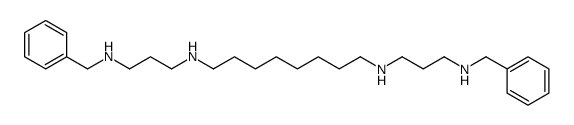 N,N'-di-(3-((phenylmethyl)amino)propyl)-1,8-diaminooctane结构式