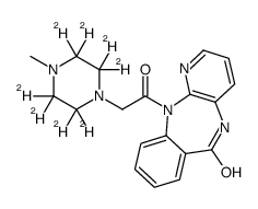 Pirenzepine-d8结构式