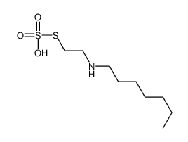 Thiosulfuric acid S-[2-(heptylamino)ethyl] ester Structure