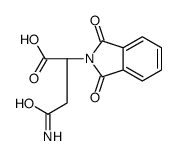 (2R)-4-amino-2-(1,3-dioxoisoindol-2-yl)-4-oxobutanoic acid Structure