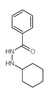 Benzoic acid,2-cyclohexylhydrazide structure