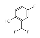 4-fluoro-2-(difluoromethyl)phenol structure
