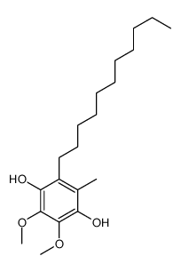2,3-dimethoxy-5-methyl-6-undecyl-1,4-benzoquinol结构式