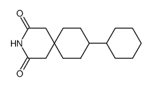 9-Cyclohexyl-3-azaspiro<5.5>undecan-2,4-dion结构式