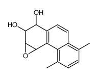 7,8-dihydroxy-5,6-epoxy-1,4-dimethyl-5,6,7,8-tetrahydrophenanthrene结构式