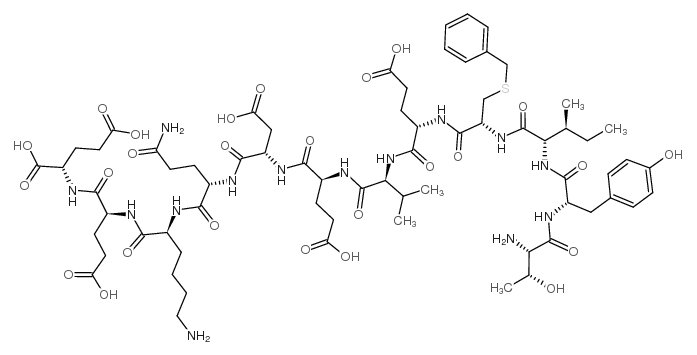 S-Benzyl-CD4 (83-94) peptide structure