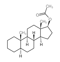 Androstan-17-ol,acetate, (5a,17b)- (9CI) structure