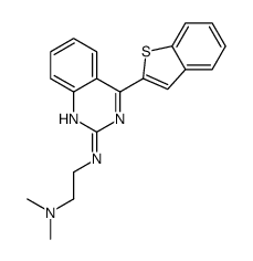 N-[4-(1-benzothiophen-2-yl)quinazolin-2-yl]-N',N'-dimethylethane-1,2-diamine Structure