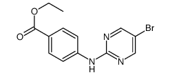 ethyl 4-[(5-bromopyrimidin-2-yl)amino]benzoate Structure