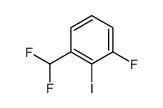 1-氟-3-(二氟甲基)-2-碘苯结构式