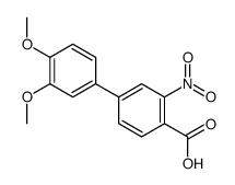 4-(3,4-dimethoxyphenyl)-2-nitrobenzoic acid Structure