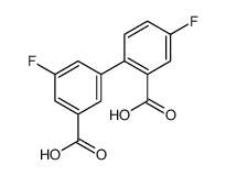 2-(3-carboxy-5-fluorophenyl)-5-fluorobenzoic acid Structure