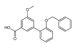 3-methoxy-5-(2-phenylmethoxyphenyl)benzoic acid Structure