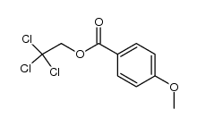 4-methoxy-benzoic acid-(2,2,2-trichloro-ethyl ester)结构式